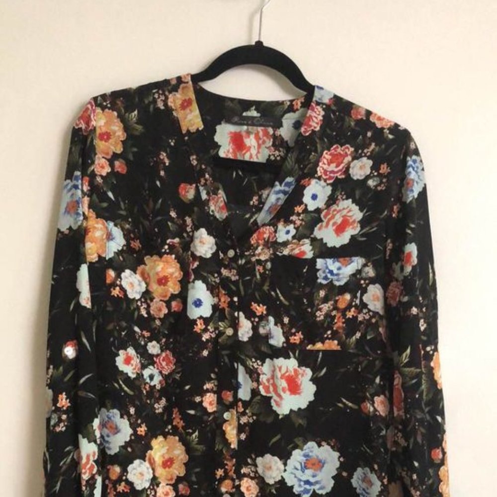 Floral Chiffon Blouse